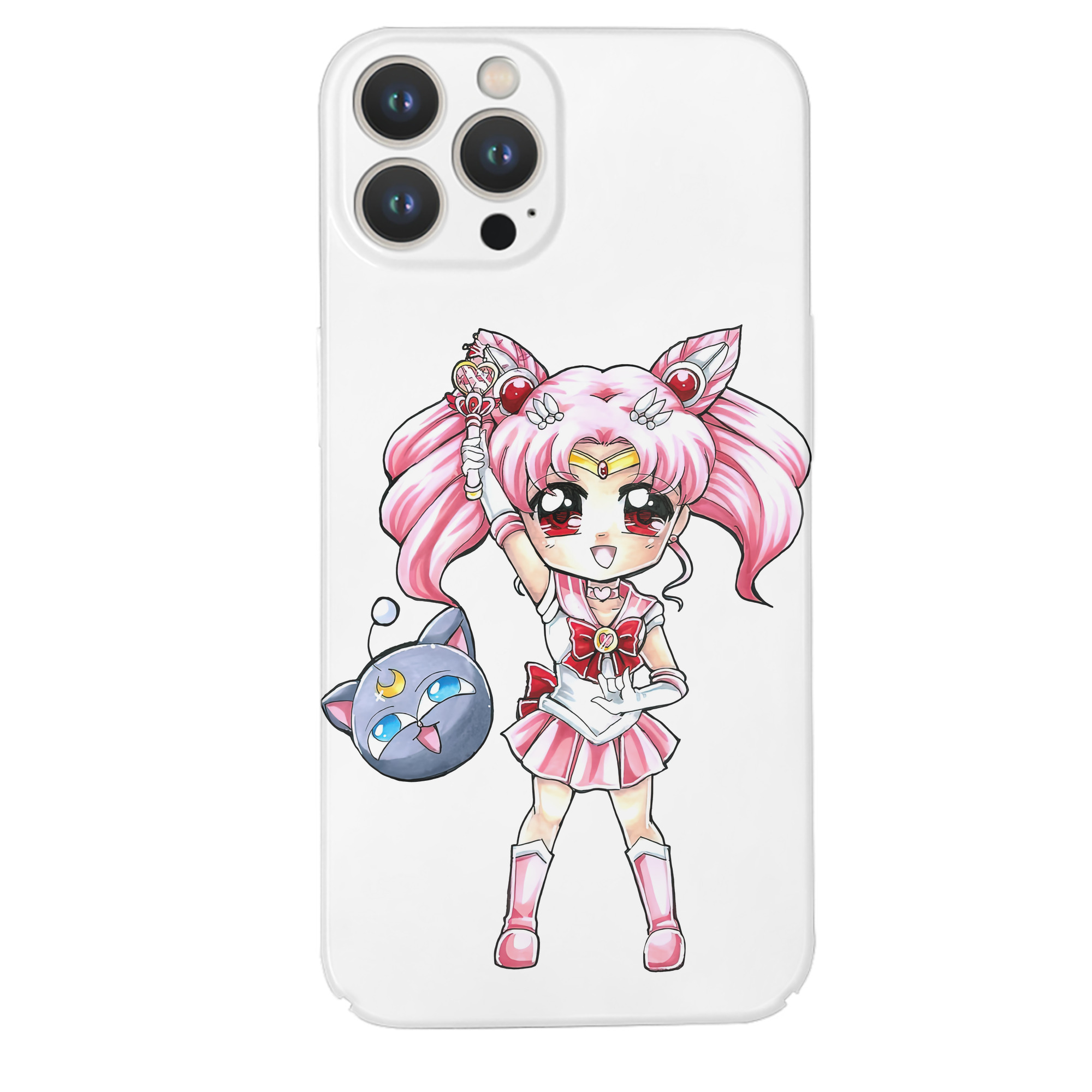 （画像用） 美少女戦士セーラームーン ちびうさ Sailor Moon Chibiusa Tsukino Usagi Small Lady Serenity 【iPhone 14シリーズ対応】ハードケース